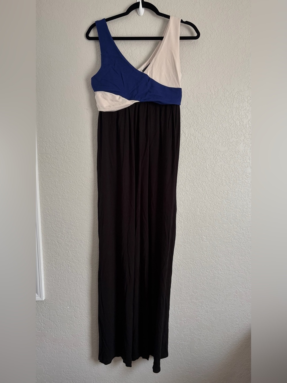 MAEVE Anthropologie Women’s Size Small Black Blue Ivory Elysian Maxi Dress
